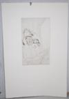 LOUIS LEGRAND Group of 4 etchings.